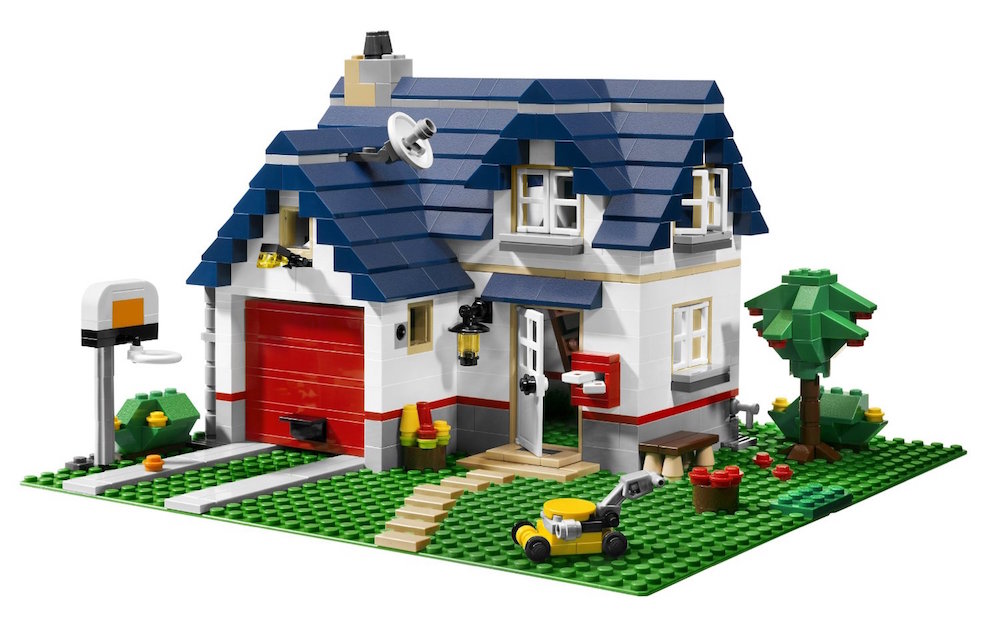 easy lego house